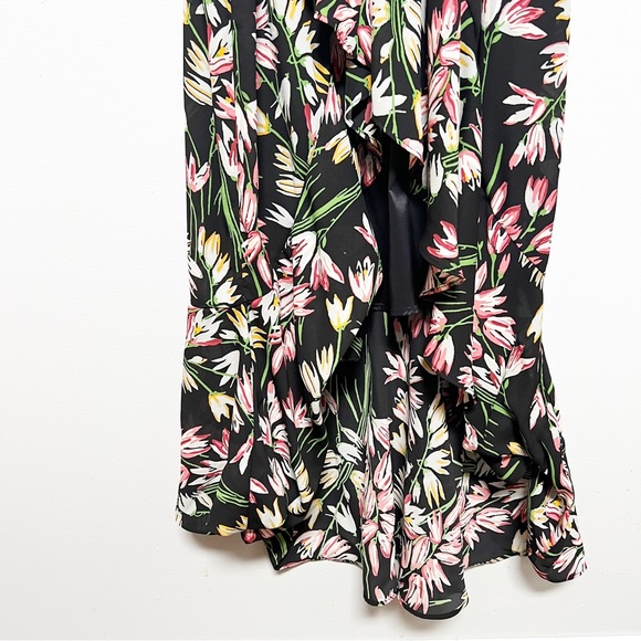 Likely Revolve Painted Tulip Rae Wrap Ruffle Hi-Low Maxi Dress - Picture 2 of 12